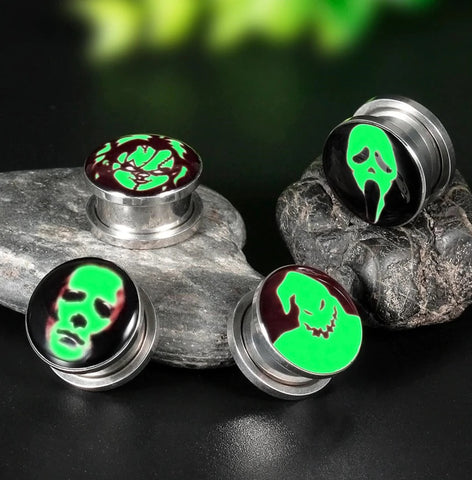 Glow In Dark Ear Plugs With Faces Of Notorious Killers. Checked For Flaws And Sold As Pair. Free Shipping To Your Doorstep.