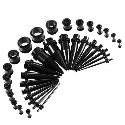 316L Surgical Steel Body Piercing Tool Ear Taper Stretching Kit Concave  Taper