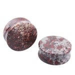 Natural Stone Saddle Plugs 5mm-25mm - Alpha Piercing