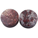 Natural Stone Saddle Plugs 5mm-25mm - Alpha Piercing