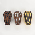 Coffin shape ear gauges. Free worldwide shipping.