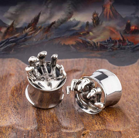 The Undead Hand Plugs 6mm-16mm - Alpha Piercing